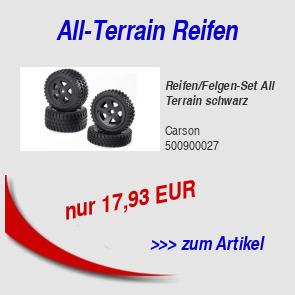 Reifen/Felgen-Set All Terrain schwarz 17,93 EUR